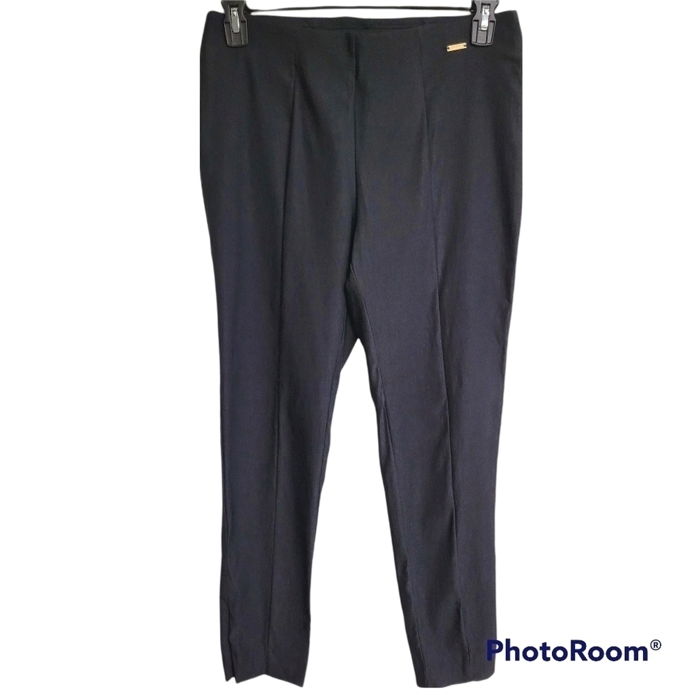 Tahari Black Pull On Dress Pants Size Medium